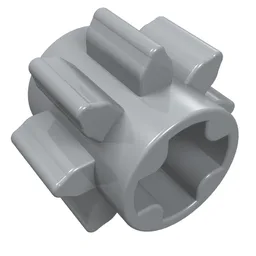 Technic Gear 8 Tooth / Light Bluish Gray