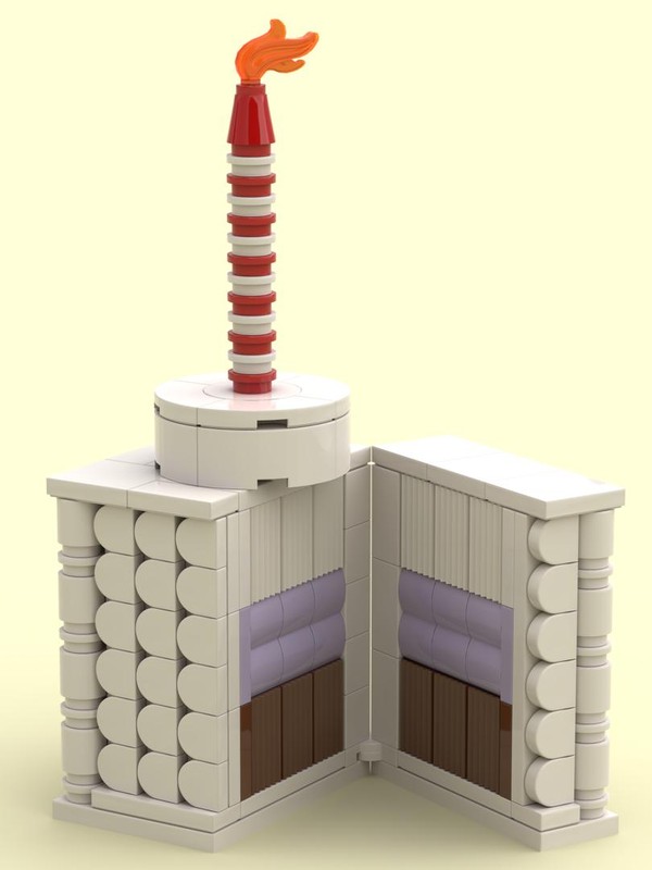 Lego Brick Ice Cream Cake