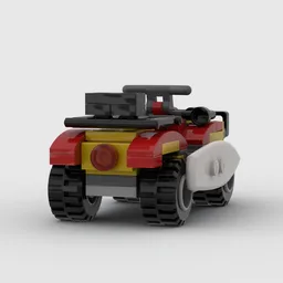Life Guard ATV (Minifigure scale)