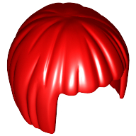 Lego Hair Short Bob Cut / Red