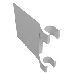 Flag 2 x 2 Square [Thin Clips] / White