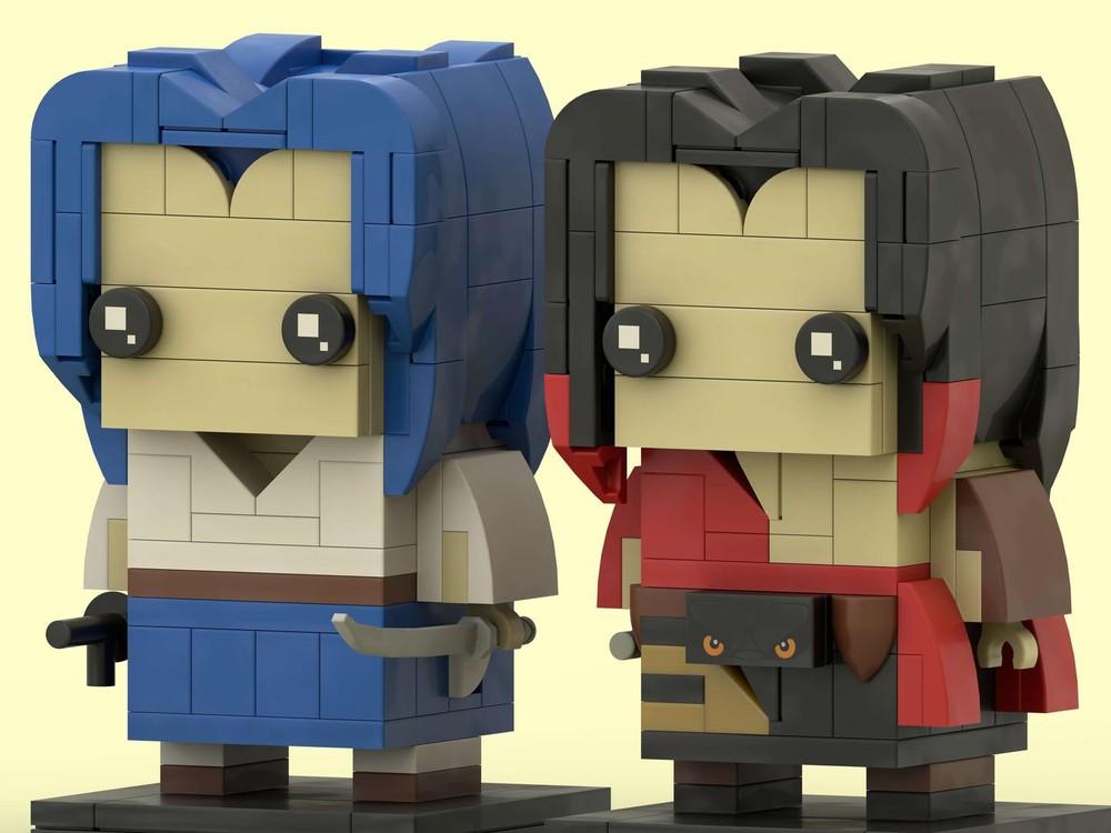 Lego Ukyo Tachibana and Asura ---BrickHeadz