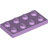 Lego Plate 2 x 4 / Lavender