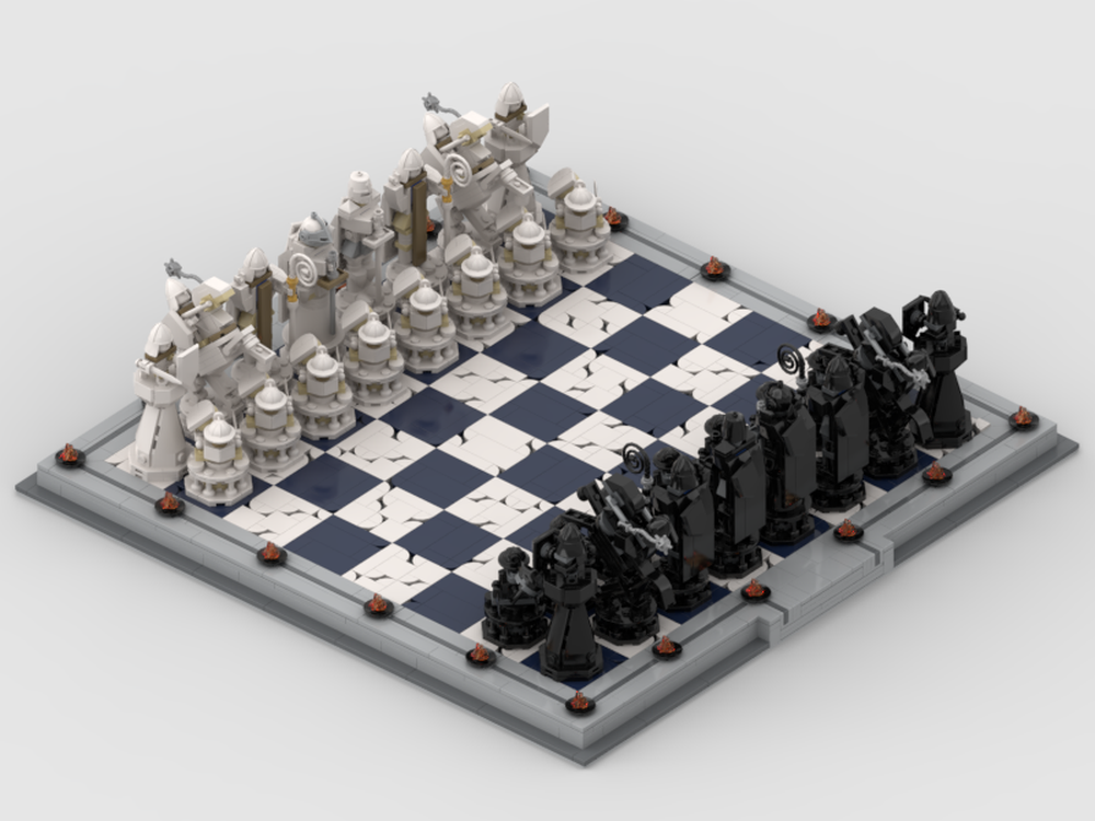 Lego Wizard's Chess Set