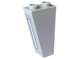 Slope, Inverted 75 2 x 1 x 3 with White and Medium Azure SW Death Star Wall Light Pattern (Sticker) - Set 75324