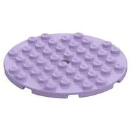 Plate Round 8 x 8 / Lavender