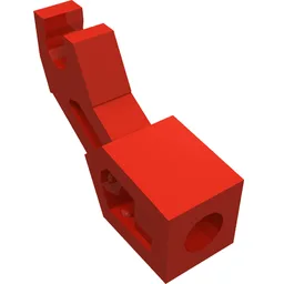 Arm Mechanical with Clip [Thick Support] / Red