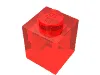 Brick 1 x 1 / Trans-Red