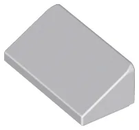 Brick Sloped 30° 1 x 2 x 2/3 / Light Bluish Gray