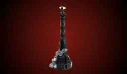 LOTR - Barad-Dûr (microscale) - Map of Middle-Earth