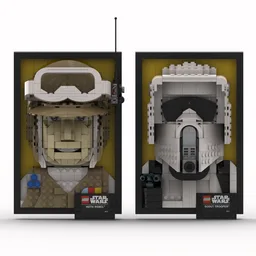 Star Wars 3D Frames - Hoth Rebel and Scout Trooper