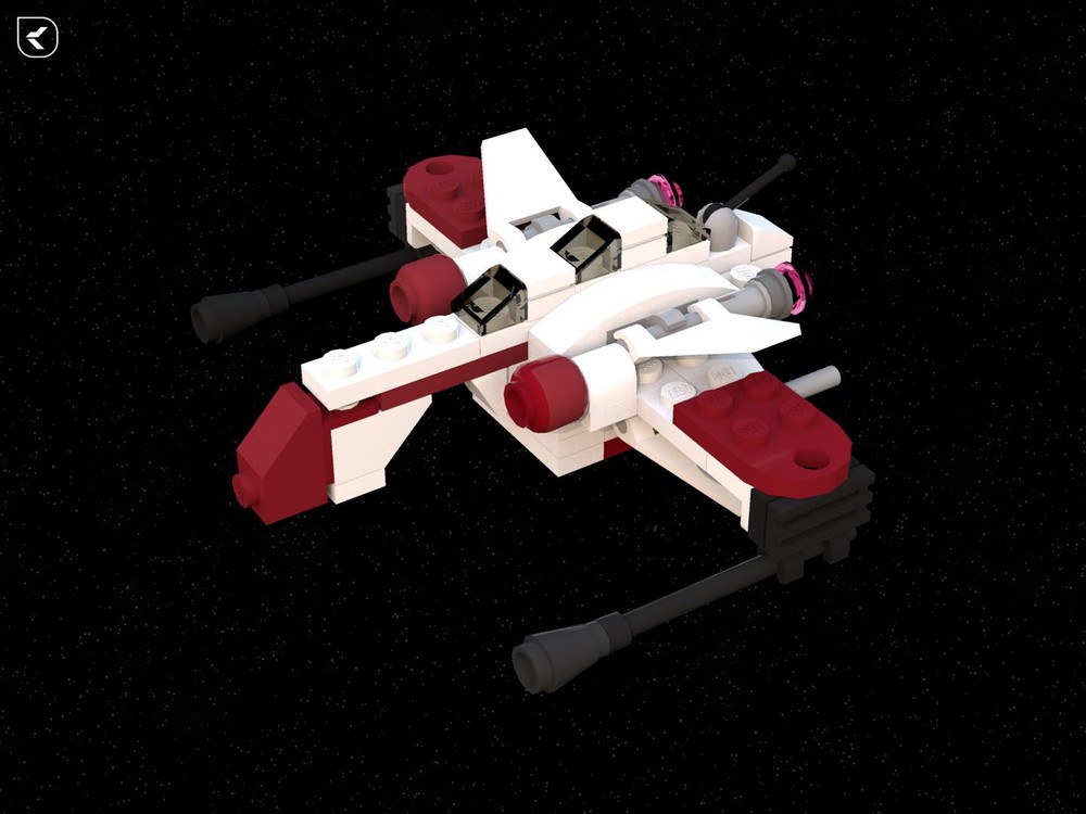 Lego Modified 75072: ARC-170 Starfighter
