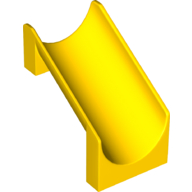 Lego Slide Straight 4 x 6 x 6 / Yellow