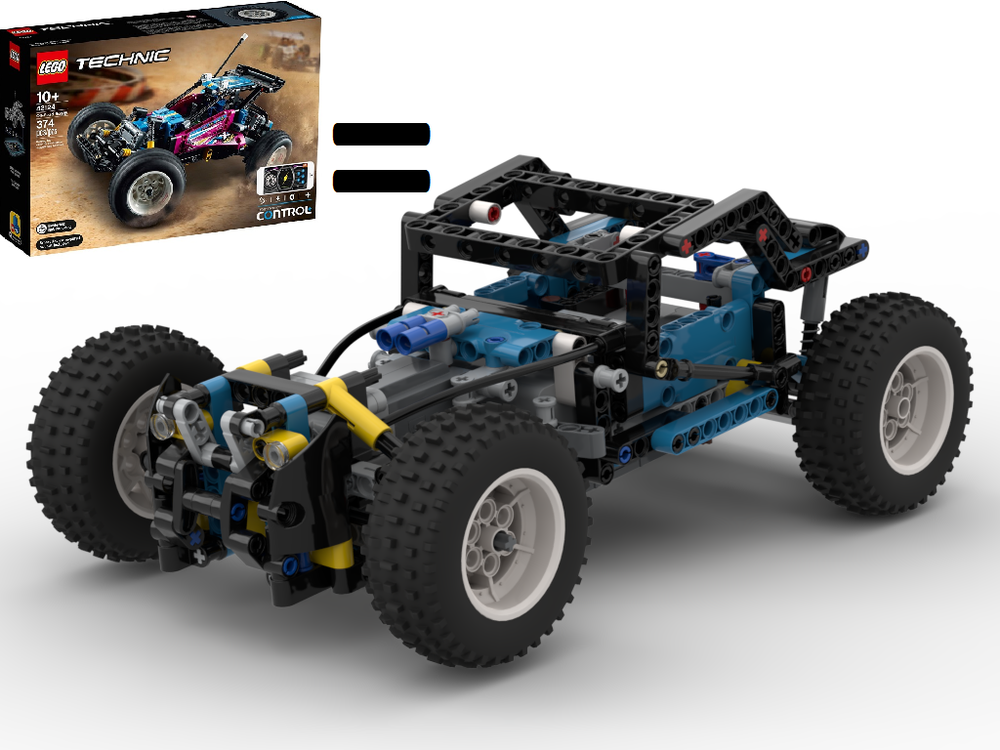 Lego Hot Rod 42124 C-model