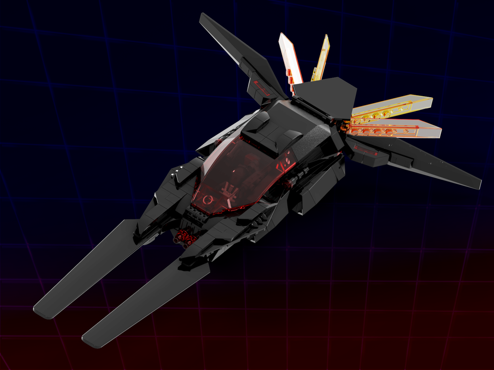 Lego Blacktron Bladestorm - Bounty hunter fighter craft