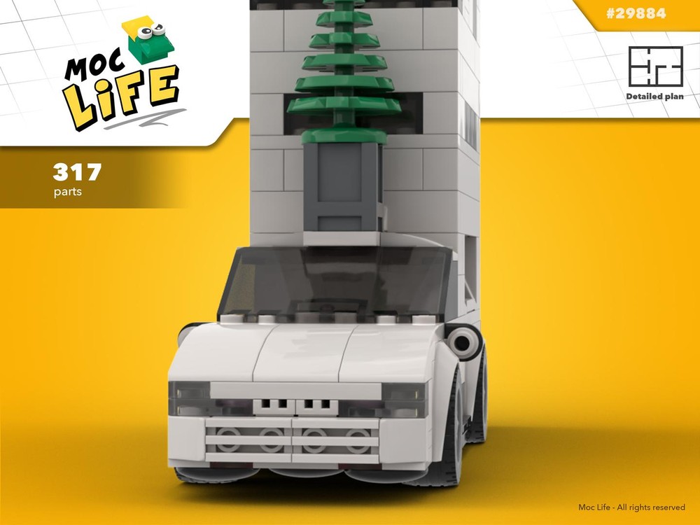 Lego Top Gear The Leaning Tower of Citroen