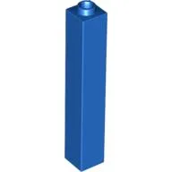 Brick 1 x 1 x 5 with Blocked Open or Hollow Stud / Blue