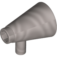 Lego Equipment Megaphone / Flat Silver