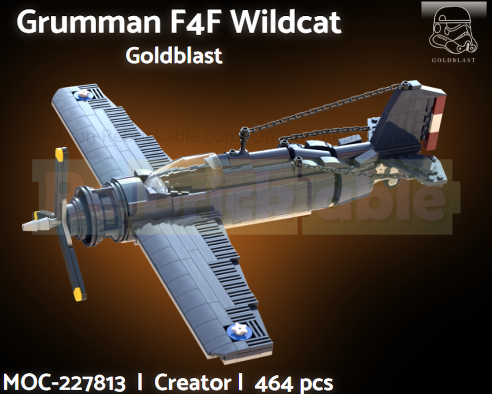 Lego Grumman F4F Wildcat
