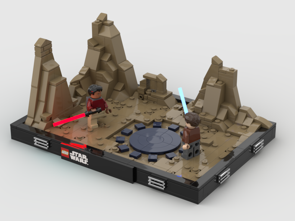 Lego Bode betrays cal kestis diorama