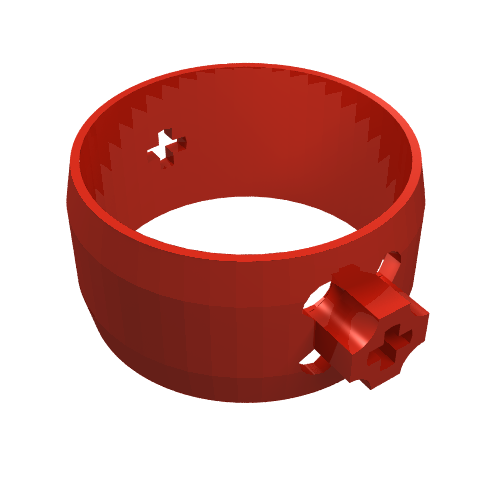 Lego Technic Cylinder 4 x 4 x 1 2/3 with Axle Holes