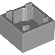 Container Box 2 x 2 x 1 [Plain] / Light Bluish Gray