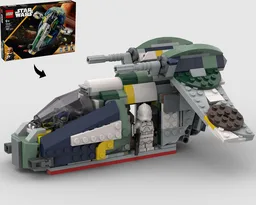 Assault Gunship – Alternate Build of 75433 Jango's Starship