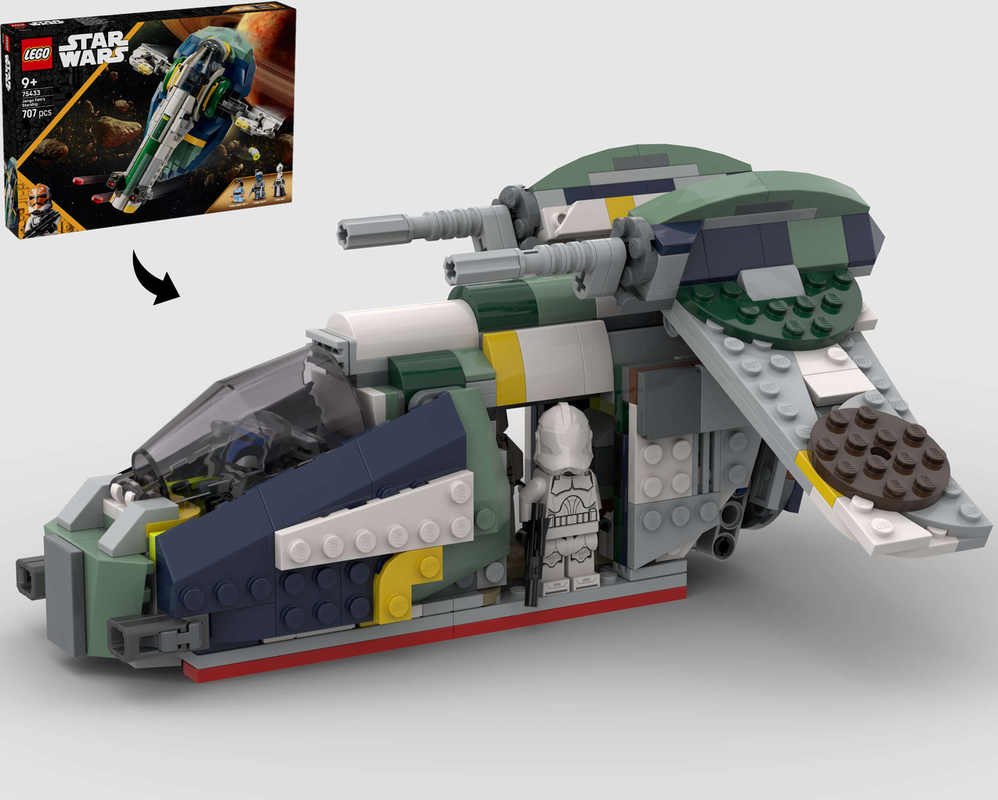 Lego Assault Gunship – Alternate Build of 75433 Jango's Starship