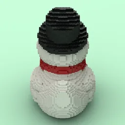 Snowman Rubber Duck