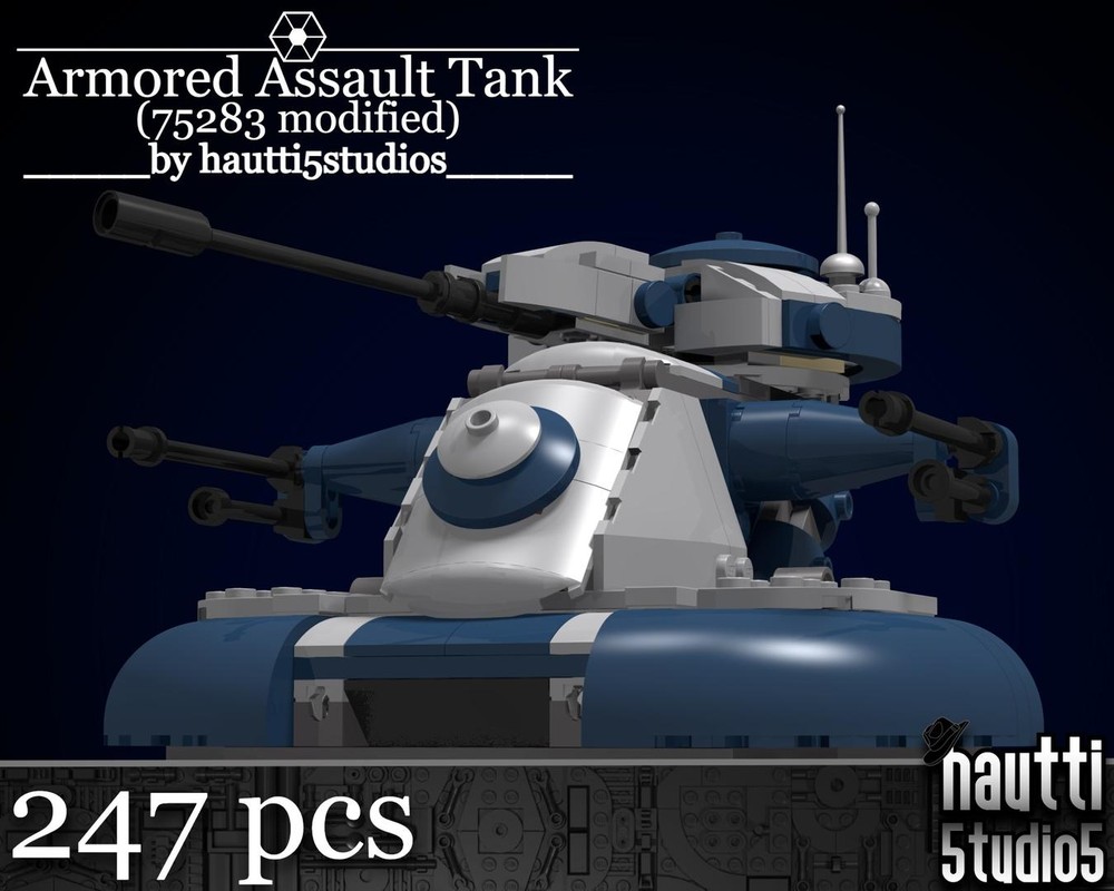 Lego Armored Assault Tank (75283 modified)