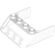 Lego Windscreen 4 x 4 x 1 / Trans-Clear
