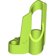 Technic Panel Fairing # 6 Small Short, Large Hole, Side B / Lime