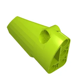 Technic Panel Fairing # 4 Small Smooth Long, Side B / Lime