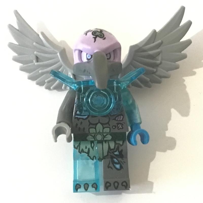 Lego Vornon with Trans-Light Blue Shoulder Armor