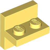 Lego Bracket 2 x 2 with 1 x 2 Vertical Studs / Bright Light Yellow