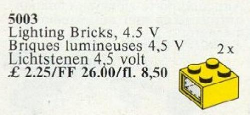 Lego Light Bricks, 4.5V