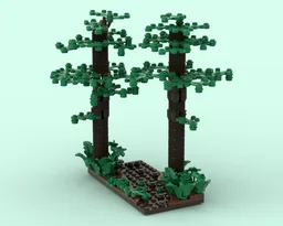 Endor mini AT-ST diorama