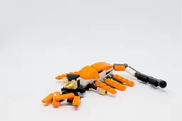 Orange scorpion