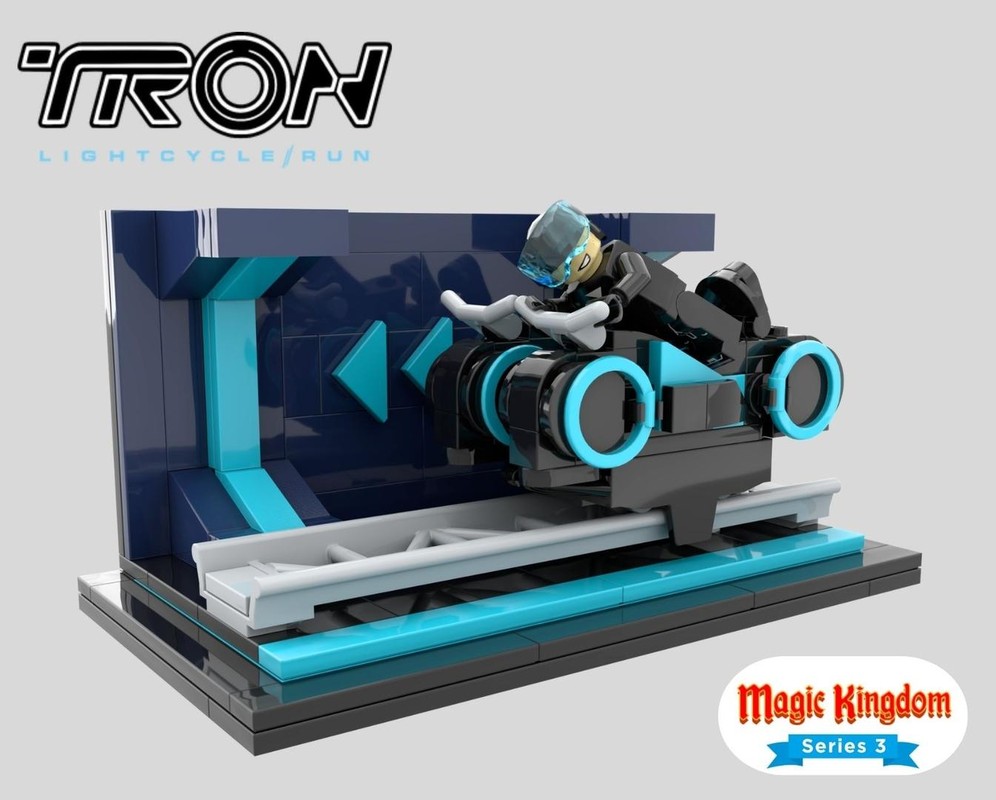 Lego Tron ride inspired building instructions, Collectible attractions Series 3