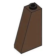 Brick Sloped 75° 2 x 1 x 3 with Open Stud / Brown