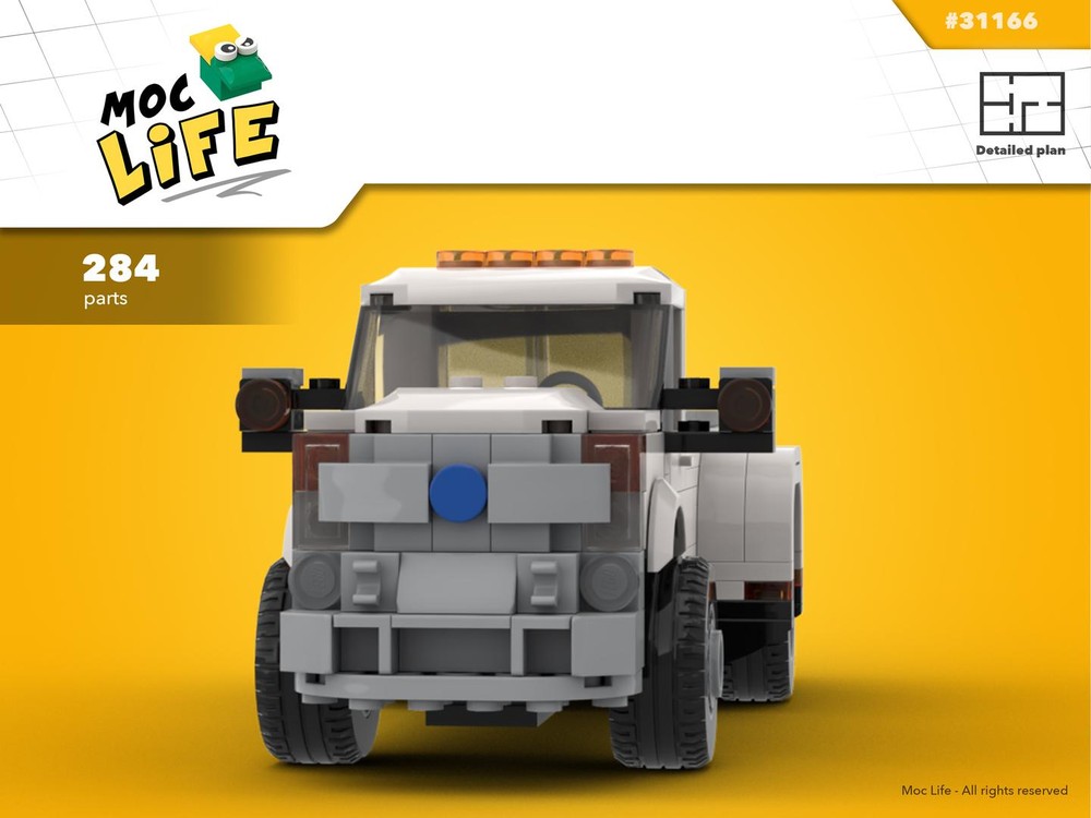 Lego Ford F-450 regular cab dually