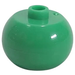 Pen Bead, Round Orb / Green