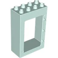 Duplo Door Frame 2 x 4 x 5 / Light Aqua