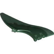 Lego Animal Body Part, Dinosaur, Pteranodon Wing, Right with Marbled Sand Green Pattern / Dark Green