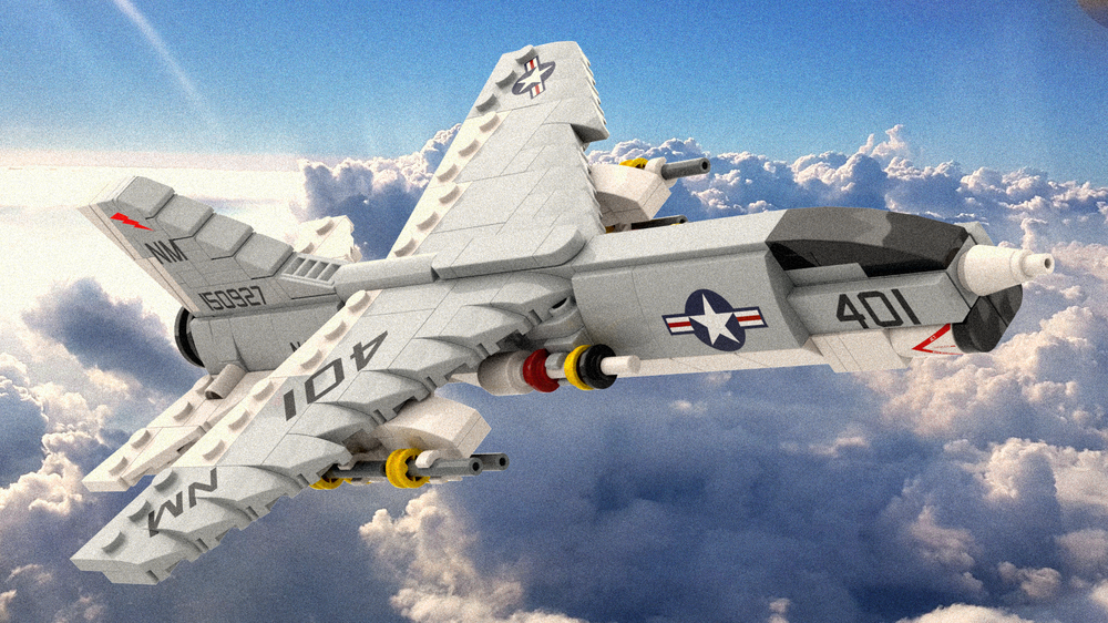 Lego 1:72 Scale F-8E Crusader