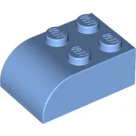 Brick Curved 2 x 3 / Medium Blue