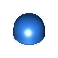 Dome 1 x 1 x 2/3 / Blue