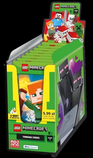 Lego Minecraft Trading Cards Series 1 - Sealed Box (25 Packs)