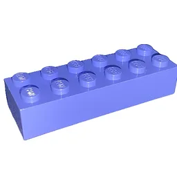 Brick 2 x 6 / Medium Bluish Violet
