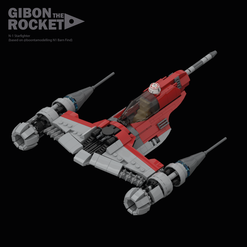 Lego Custom N1 Starfighter (based on @boontamodelling design)
